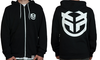 Federal Logo Zip up hooded sweat