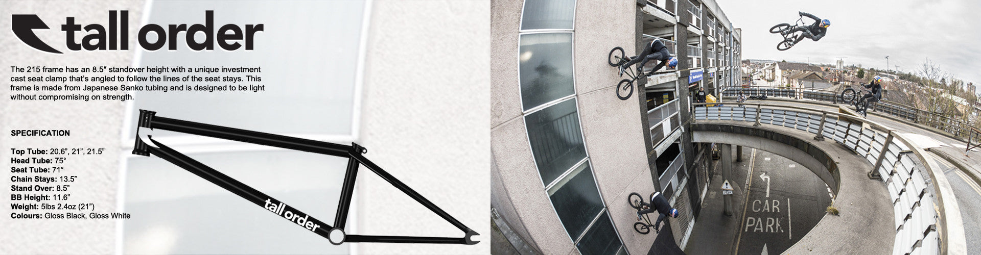 Tall Order 215 BMX Frame UK